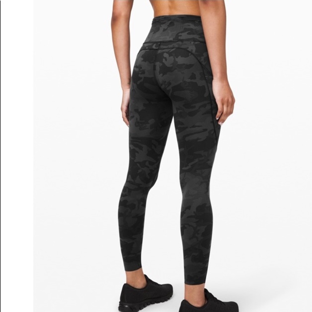 Lululemon fast and free camo gray/non reflective